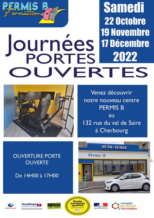 Porte ouverte Permis B Cherbourg